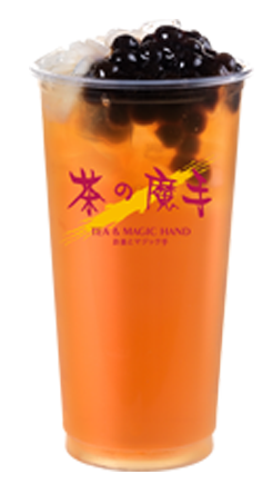 QQ紅茶 (タピオカ(大粒)+ナタデココ入り紅茶)